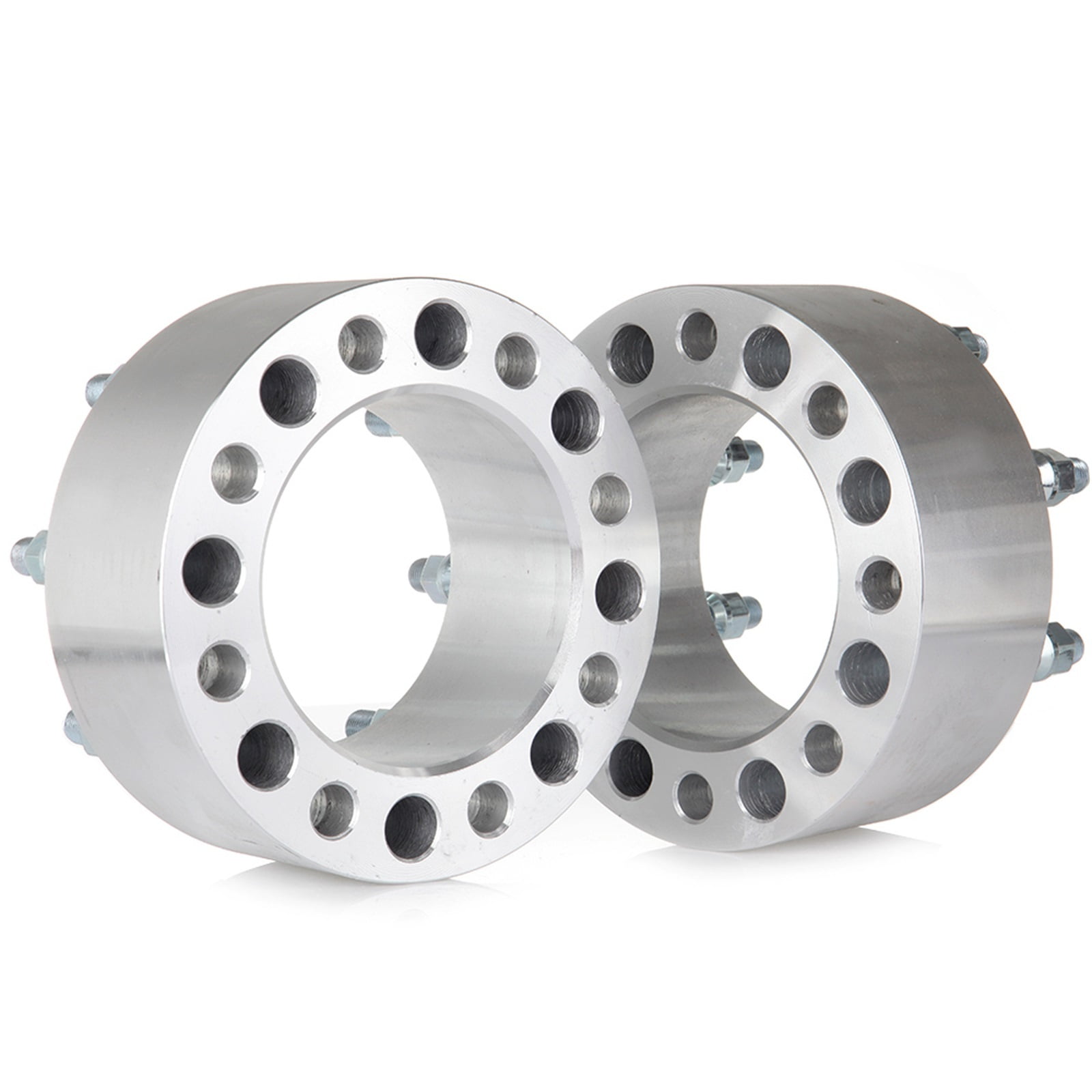 ECCPP 2X 8 Lug Wheel Spacers 1.5 8x6.5 to 8x6.5 126.15mm 14x1.5 Compatible with for Chevrolet Avalanche 2500 for Chevrolet 1500 HD 2500 HD for GMC Sierra 1500HD 2500HD 3500HD 