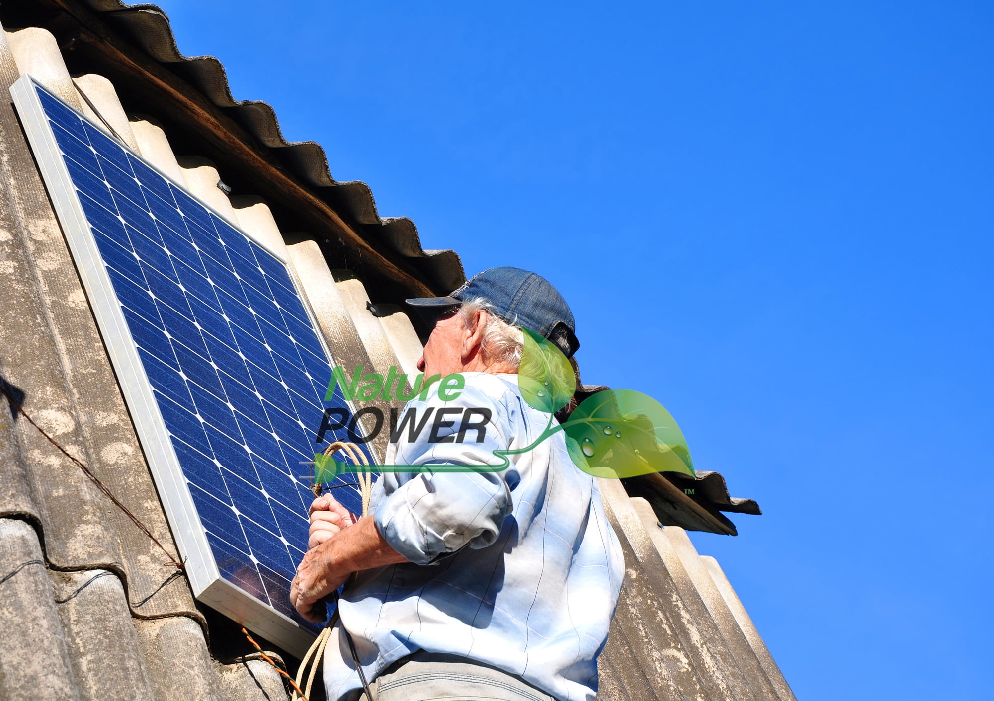Nature Power (53110) 110 Watt Complete Solar Power Kit: 1 x 110W Solar Panel, 300W Power Inverter, 11Amp CC