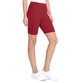 thumbnail image 3 of Women's Comfy Stretch Active Biker Shorts Pants with Elastic Waistband S to 3XL, 3 of 6