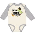 thumbnail image 3 of Inktastic Halloween Trick Rawr Treat with Dinosaur Boys or Girls Long Sleeve Baby Bodysuit, 3 of 5