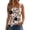Dark Blue, variant on Ruffled Square Collar Floral Sleeveless Tank tops for Women Fashion Sexy Casual Summer Hot Casual XL