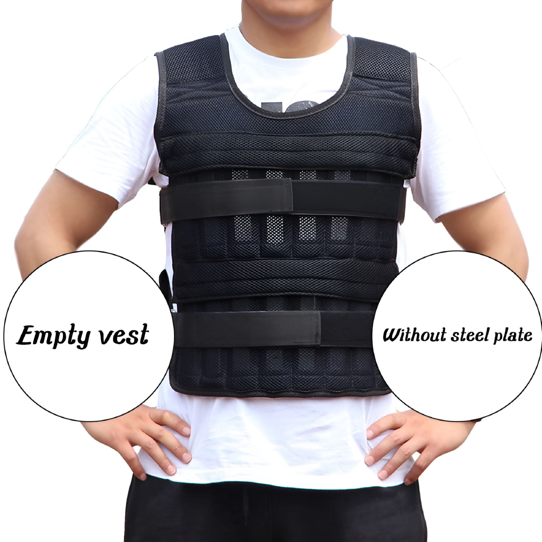 BESTSKY Running Weight Vest for Exercise and Boxing Training 20 lbs