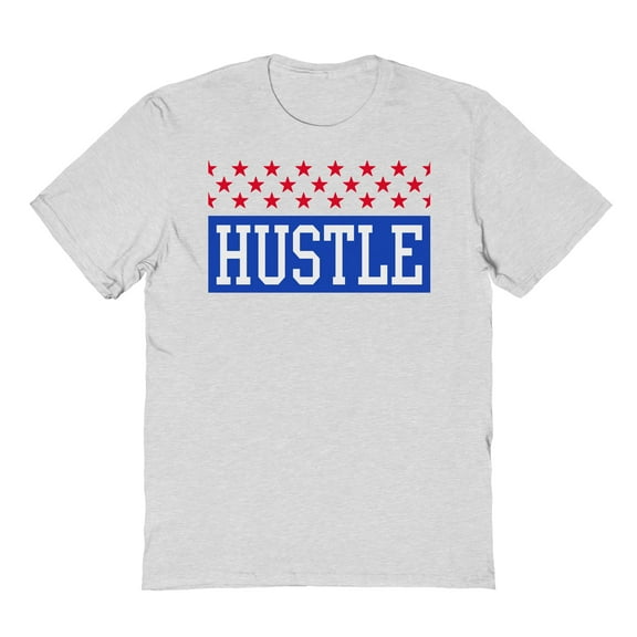 Americana Tsc Hustle Tee Graphic Ash Grey Men's Cotton T-Shirt