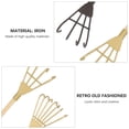thumbnail image 5 of Toyvian 3-Piece Household Gardening Rake Set with Wood Handles, Iron Material, Assorted Colors for Transplanting and, 5 of 7