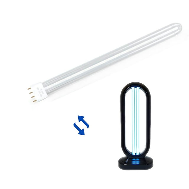 Tubo de lámpara germicida UV en forma de U de 38 W | Luz esterilizadora para desinfección en el hogar y la oficina