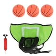 thumbnail image 1 of HONMEET 1 Set Yard Basketball Game With Trampoline Basketball Hoop In Light Green Material, 1 of 7