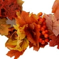 thumbnail image 2 of 3pack Fall Garland Maple Leaf Garland 5.9Ft/Piece Fall Maple Leaves Garland Hanging Vine Garlands Artificial Fall Autumn Foliage Garland Thanksgiving Christmas Decor (3, Fall), 2 of 5