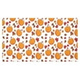thumbnail image 3 of MYPOP Autumn Harvest Pumpkin Tablecloth 60x104 Inches, Fall Red Leaves White Tablecover Desk Table Cloth Cover for Party Decor, 3 of 6