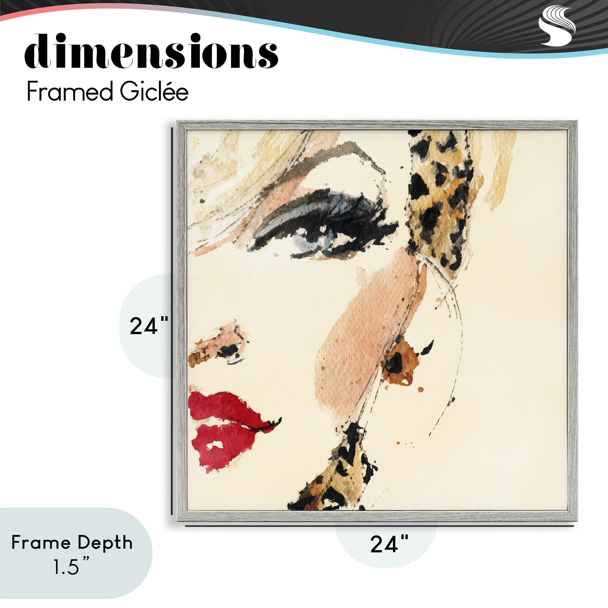 Stupell Industries Crimson Enigma Lipstick Gray Framed Giclee Art, design by Svetlana Aleynikova