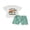 White, variant on BemeyourBBs Little Boys Summer Outfits Adorable Ocean Themed Print Short Sleeve Round Neck Tops and Shorts Set
