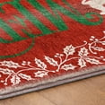 thumbnail image 5 of Addison Rugs Dream Shag Premium Machine Washable Transitional Wreath Ruby Runner Rug, 2'3" x 7'6", 5 of 8