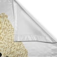 thumbnail image 3 of Ambesonne Hello Kitchen Curtains, Modern Design Mosaic, 55"x39", Black White Yellow, 3 of 3