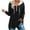 Black, variant on Scyoekwg Womens Zip Up Hoodies Solid Color Long Sleeve Drawstring Hooded Tunic Sweatshirts Casual Comfy Pullover Tops (Black,M)