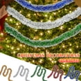 thumbnail image 1 of Ganfancp Brillante Corona de Navidad Adorno de Pared Colgante Fiesta Festival Accesorios Liquidación Ventas Hoy Ofertas Prime Un Tirón Navideño., 1 of 2