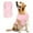 Pink, variant on Summer Dog Shirt Lightweight Breathable Mesh Pet T-Shirt Comfortable Blend Tee for Small Medium Dogs Cats