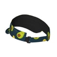 thumbnail image 3 of Easygdp Avocado in Space Stretchy Visor - Unisex Visor Hat for Men and Women, UPF 50 Sun Protection Visor, Ultra-Light, 3 of 8