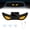 Y6, variant on Devil Eyes LED Light for Car Windshield, Solar-Powered 6 Modes Car Eyes Animated LED Dynamic Windshield Ambient Lights