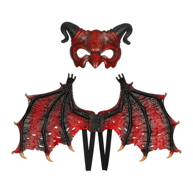 BELOVING Costume de Diable Adulte Cosplay Décoratif pour Performance sur Scène Festivals Fête