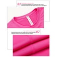 thumbnail image 3 of Women's Sports T-shirt Breathable & Stretchy Crew Neck Long Sleeves Tops with Quick Drying Mesh Panel , Sizes XS-XXL, 3 of 8
