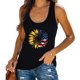 thumbnail image 2 of Blusa informal sin mangas con estampado de verano para mujer de Independence Day Fashion Fridja  gh1882, 2 of 6