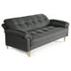 thumbnail image 5 of Sofá Cama Makora Salam con Memory Foam Color Oxford Lino Respaldo Reclinable de 3 Posiciones, 5 of 7