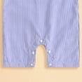 thumbnail image 4 of Splozh Baby Girl Bubble Romper Baby Boys Girls Birthday Romper Baby Outfit Boy Jumpsuit Cake Smash Outfit 6-12 Months,Blue, 4 of 5