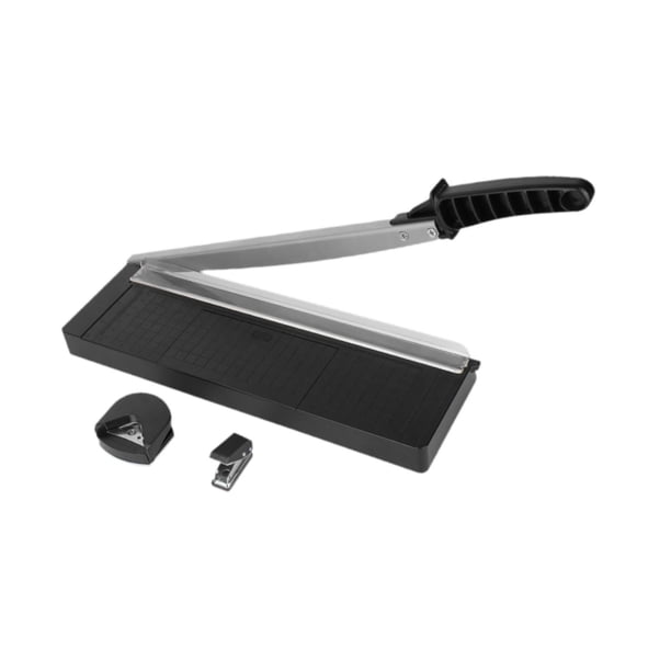 Tabla de cortar papel ligera y eficiente para bricolaje, oficina, etiquetas, aula. Negro