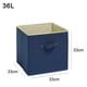 thumbnail image 2 of Caja de almacenamiento de tela de algodón y lino, caja de almacenamiento de ropa, caja de almacenamiento de oficina, 2 of 5