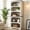 White, variant on 70" 5-Tier Tall Farmhouse Bookcases with Cabinet, Open Bookcase Storage Pantry for Living Room