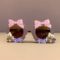 thumbnail image 5 of ESASSALY Kids Girls Sunglasses, Cute Sweet Flowers Bow Bear Funny Sunglasses, 5 of 5