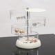 thumbnail image 5 of Joyero Giratorio Transparente, Organizador de Almacenamiento Multicapa, Compacto para Anillos, Aretes y Accesorios para El Cabello, Solución de Almacenamiento Versátil, Elegante Organizador de Tocado, 5 of 7