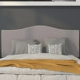 thumbnail image 3 of Flash Furniture Lexington Upholstered Full Size Headboard with Decorative Nail Trim in Light Gray Fabric, 3 of 8