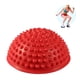 thumbnail image 3 of Pelota de masaje de PVC semicircular, pelotas de yoga, ejercicio físico, gimnasio, masajeador (rojo), 3 of 3