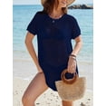 thumbnail image 4 of Traje de baño Coverup Beauty, vestido de playa a ganchillo para mujer 2025, 4 of 6