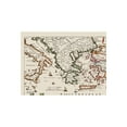 thumbnail image 3 of Historic Map - Mediterranean Apostles Travels Voyages - Loivther 1680 - 31 x 23 - Vintage Wall Art, 3 of 5