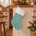 thumbnail image 6 of PryvnHome Christmas Stocking Sequin Stocking with Faux Fur Trim and Hanging Loop for Tree Decoration Candy Bag, 6 of 6