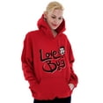 thumbnail image 5 of Love Bug Cute Ladybug Valentines Day Hoodie Sweatshirt Women Brisco Brands M, 5 of 6