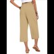 thumbnail image 4 of Pantalones Cortos para Mujer, Informales, con Cordón y Bolsillos, Holgados, de Cintura Alta y Pierna . Caqui XL, 4 of 6