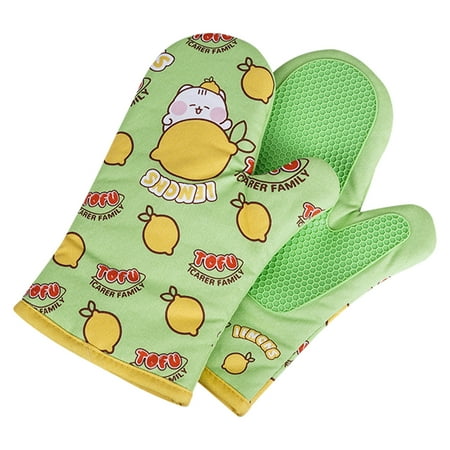 

Gifts Klycj Microwave Gloves Anti-scalding Insulation Oven Special Kitchen Baking Thickened High-Temperature Steamer Heat-proof Artifact Hot