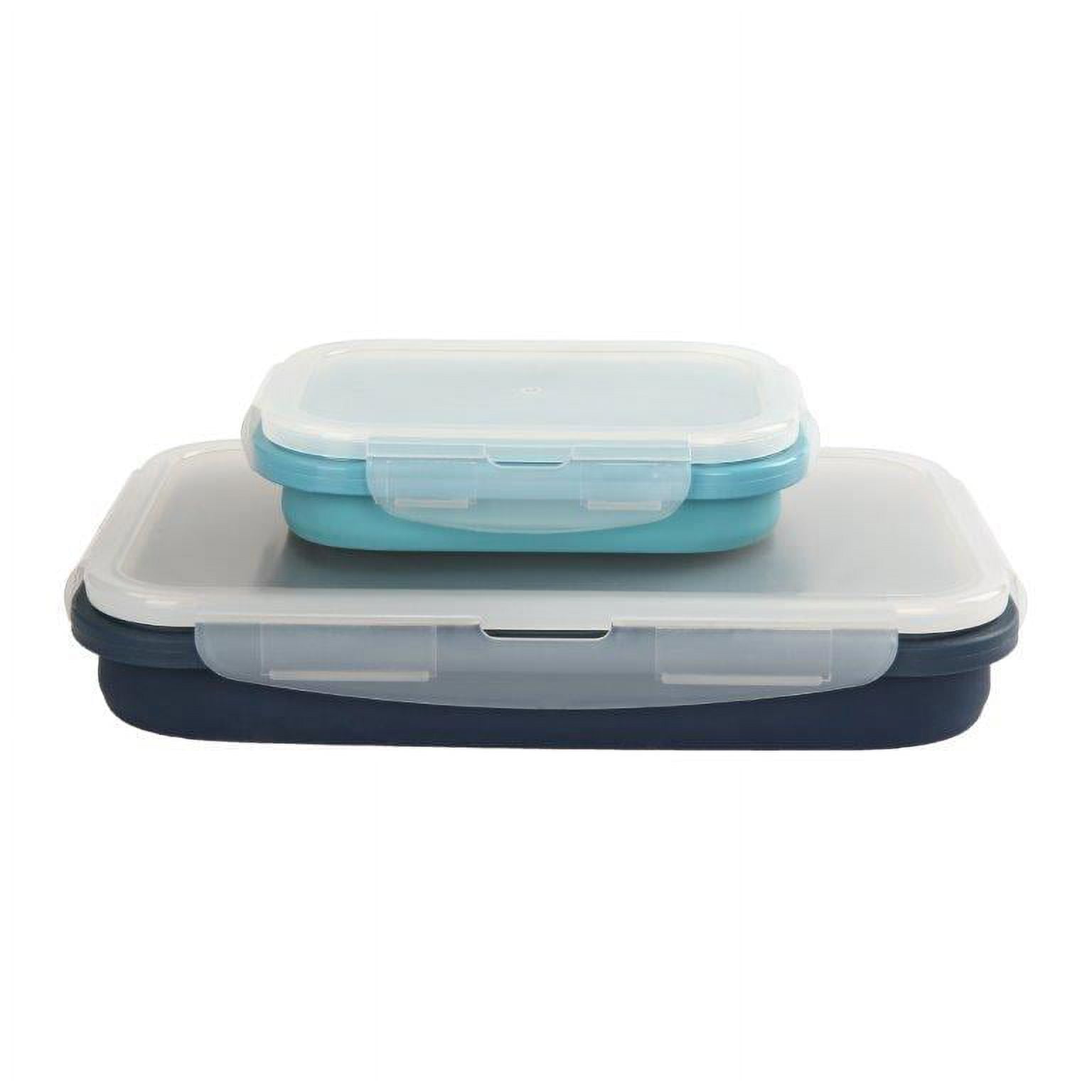 Collapsible Two-Section Food Container 121305