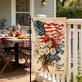 thumbnail image 6 of FastXmas Independence Day Decorative Garden Flag for Yard And Outdoor Party Decoration, Red White Blue Patriotic Hanging Flag for Home 250th Anniversary Decor(17.7*12 In), 6 of 6