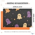 thumbnail image 6 of Yayeee Doormat for Indoor Entrance 32" x 20" Non Slippery Floor Rug, Black Halloween Ghosts, 6 of 8