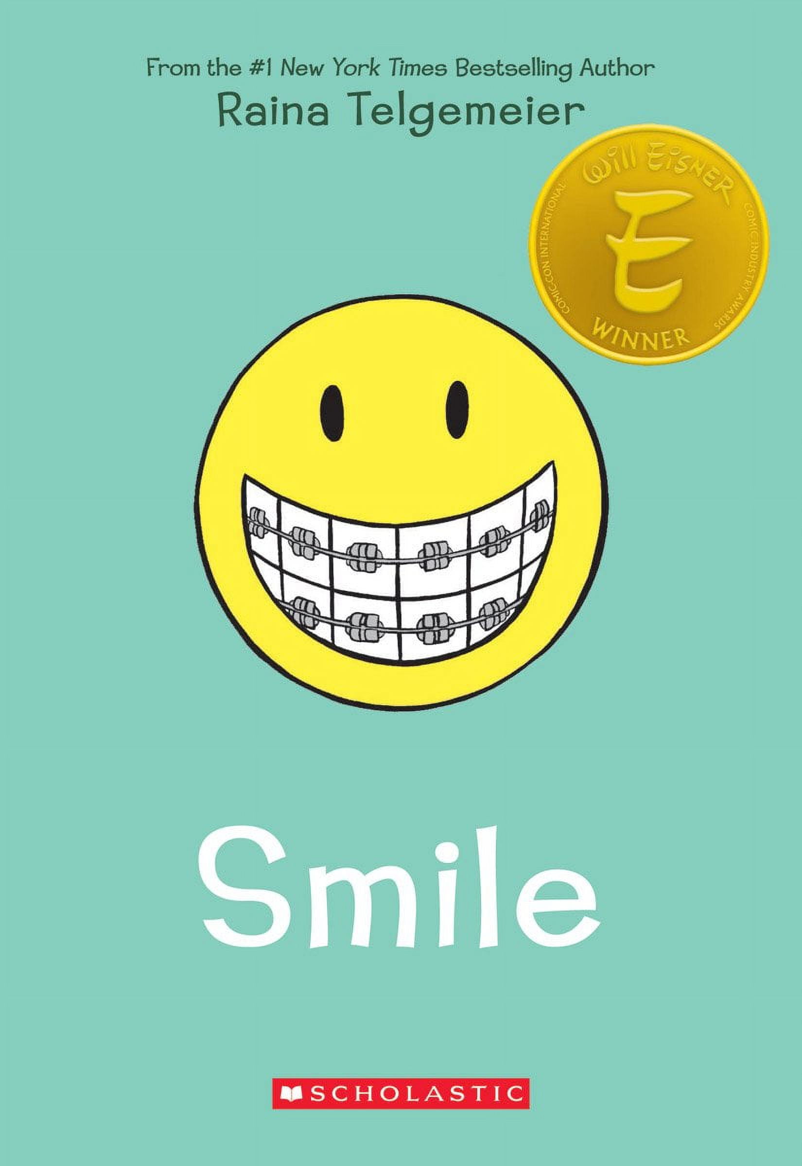 Smile, Graphic Memoir Paperback, Ages 9-12 Kids' Books - Walmart.com
