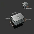 thumbnail image 2 of 4pcs Glass Clamp Bathroom Staircase Handrail Glass Fence Bracket Aluminum Alloy Flat Base, 2 of 9