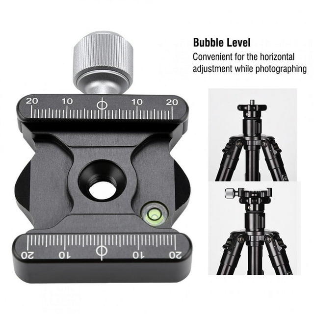Dioche DE-50 Aluminum Alloy Quick Release Plate Clamp Camera Quick Release Adapter For Arca SWISS, RRS, KIRK,etc