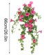 thumbnail image 5 of Moyic Flor de trompeta artificial Guirnalda Simulación Vine Colgante de pared Flor de plástico Plantas Artificiales Rosa roja Moyic HA8323-01B, 5 of 6