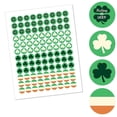thumbnail image 2 of Big Dot of Happiness St. Patrick's Day - Saint Paddy's Day Party Round Candy Sticker Favors - Labels Fits Chocolate Candy (1 sheet of 108), 2 of 5