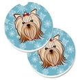 thumbnail image 1 of Ensemble de 2 sous-Verres pour Voiture Yorkie Yorkkishire Terrier, 1 of 1