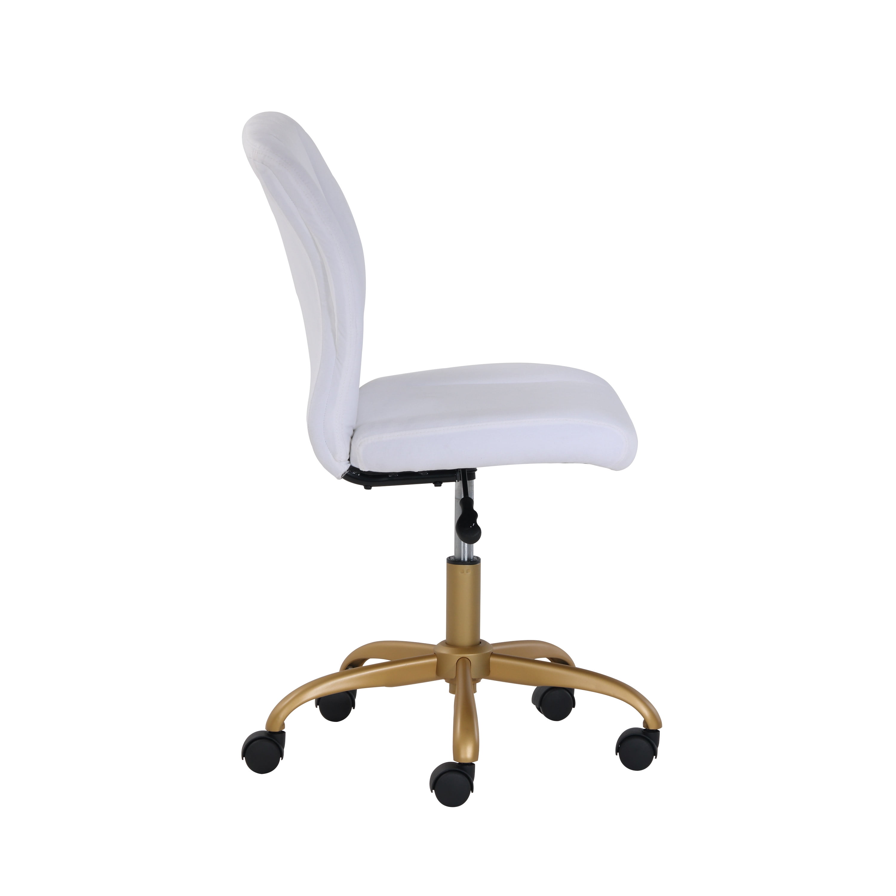 Mainstays Plush Velvet Office Chair Multiple Colors Walmart Com