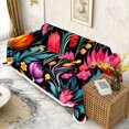 thumbnail image 2 of Throw Sofa Cover Soft Washable Decorative Couch Covers for 3 Cushion with Tassels Furniture Protector for Pets and Kids 71x91in, 2 of 5